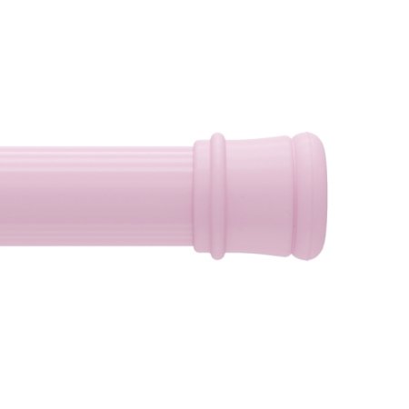 Карниз для ванны Milardo раздвижной от 110см до 200см (розовый)