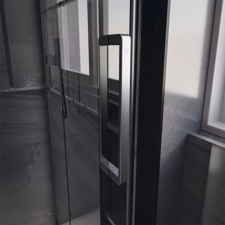 Душевая дверь в проем Veconi Premium Trento PTD40-GR-140-01-C4 140см