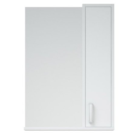 Шкаф-зеркало Corozo Колор 50см белый глянец