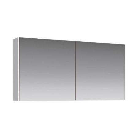 Шкаф-зеркало Aqwella Mobi 120см белый глянец MOB0412
