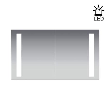 Шкаф-зеркало Esbano ESMS2406 90см с увеличительным зеркалом