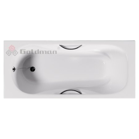 Чугунная ванна Goldman Donni 170x75 с ручками