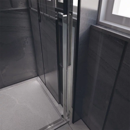 Душевая дверь в проем Veconi Premium Trento PTD30-CH-150-01-C4 150см