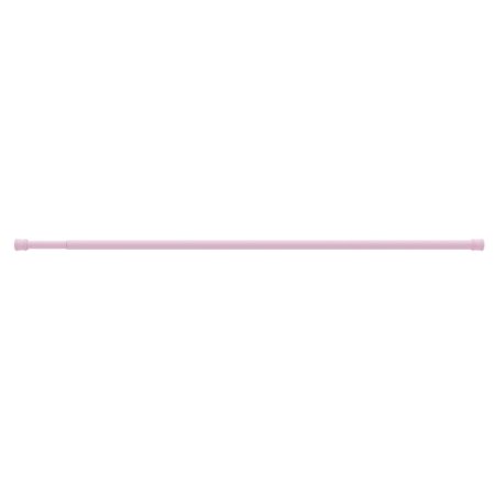 Карниз для ванны Milardo раздвижной от 110см до 200см (розовый)