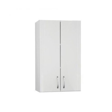 Шкаф двухстворчатый Style Line 48см белый глянец