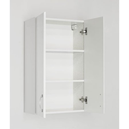 Шкаф двухстворчатый Style Line 48см белый глянец