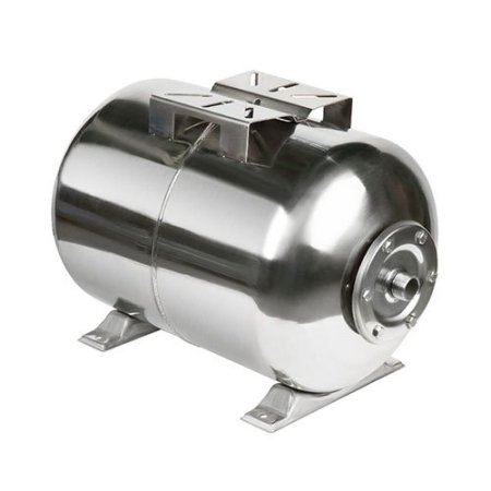 Гидроаккумулятор для водоснабжения Unipump 80л горизонтальный (нерж. сталь)