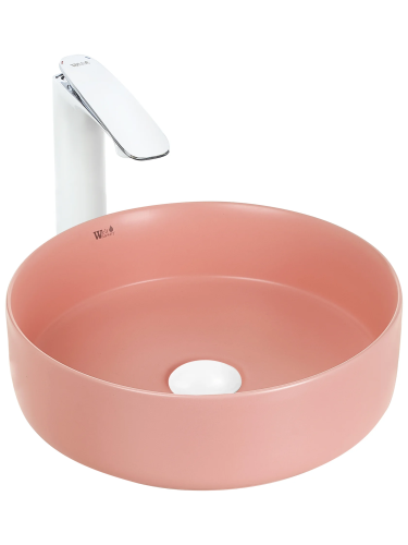 Раковина WeltWasser Elbach 3134 MP 35,5см розовый 10000004515
