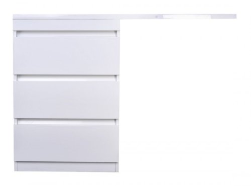 Тумба Style Line Даллас 120 (L) с раковиной Estetus СС-00002272+СС-00002388