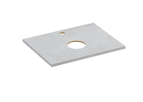 Столешница Cersanit Stone Balance 60x45 серый матовый 64185