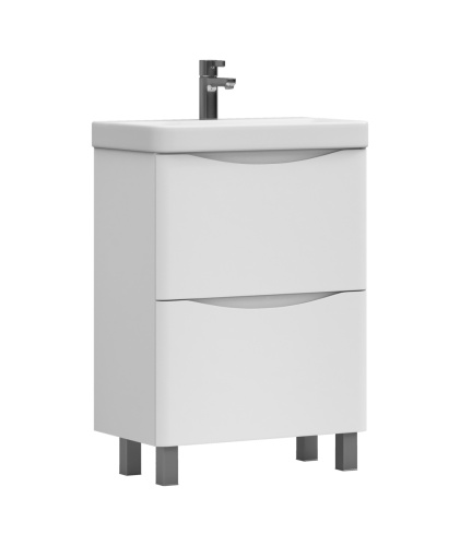 Тумба с раковиной Vigo Glem 60см tn.GLE.9595.60.2Y белый