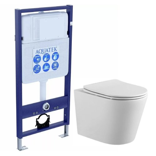 Инсталляция Aquatek с унитазом Aquatek Вега SET AQUATEK ВЕГА T