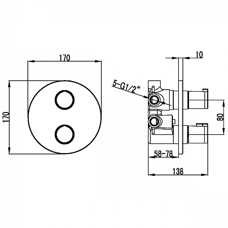 Смеситель Lemark Yeti LM7828C