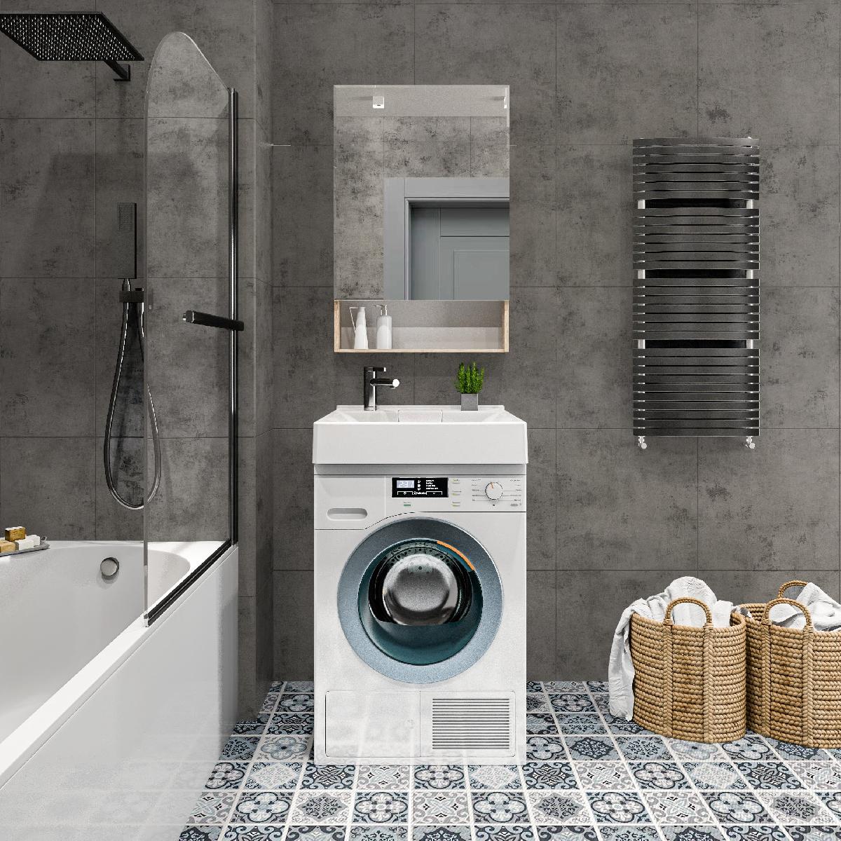 Раковина 1Marka Laundry 60см - купить в магазине сантехники Aquarius |  Артикул:У71489 - недорого