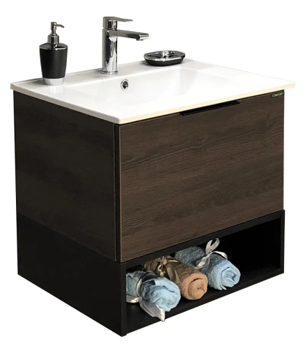 Тумба Comforty Франкфурт-60 00004150530CF с раковиной Comforty-60E