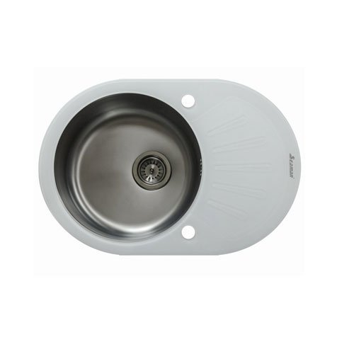 Мойка Seaman Eco Glass SMG-730W Gun (PVD)