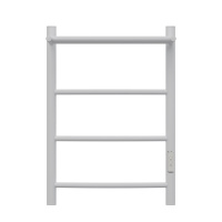 Полотенцесушитель электрический Point Афина PN04846PW 60x43 с полкой (белый)