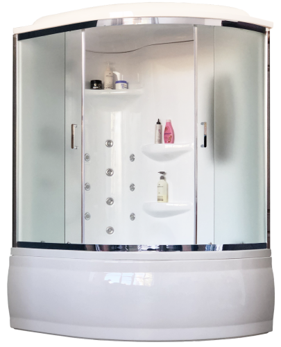 Душевая кабина Royal Bath RB150ALP-C-CH-L 150x100