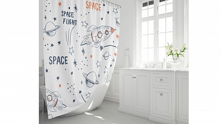 Шторка для ванны Fixsen Design Space 200х180 FX-2508