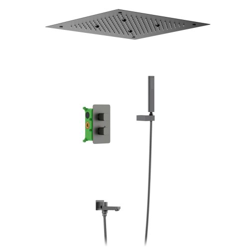 Душевая система Timo Petruma черное золото SX-5019/18SM