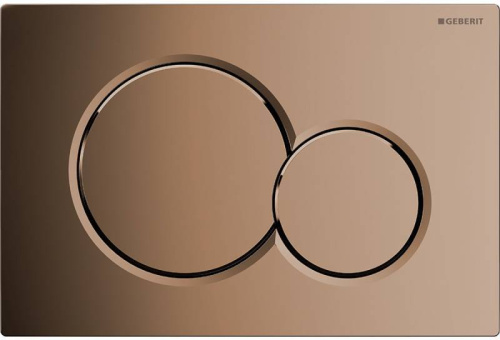 Клавиша смыва Geberit Sigma 01 латунь