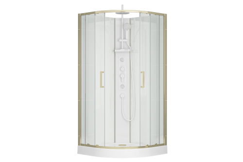 Душевая кабина Royal Bath Bern 90х90 RB90HK-WT-GD