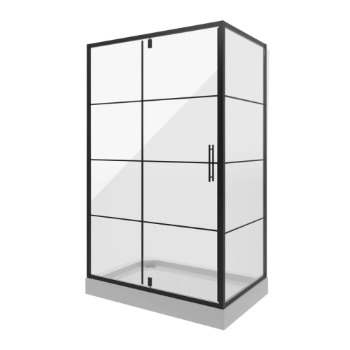 Душевой уголок Niagara Nova NG-0220-08 BLACK 120x80 02200832BLACK