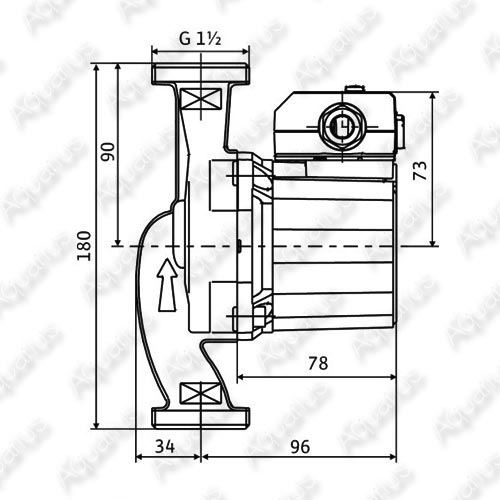 25 6. Насос Wilo Star-RS 25/2. Насос Wilo rs25 чертежи. Чертеж Wilo Star rs25/2. Wilo Star-RS 25/4 чертеж.