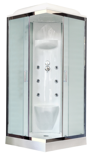 Душевая кабина Royal Bath RB80HP7-WC-CH 80x80