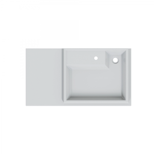 Раковина СанТа Юпитер 90x50 (R) без кронштейнов 
