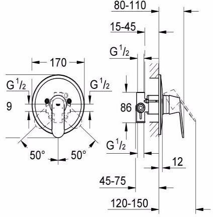 Смеситель Grohe Eurosmart Cosmopolitan 32880000