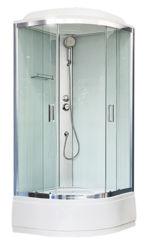 Душевая кабина Royal Bath RB90CK5-WT-CH 90x90