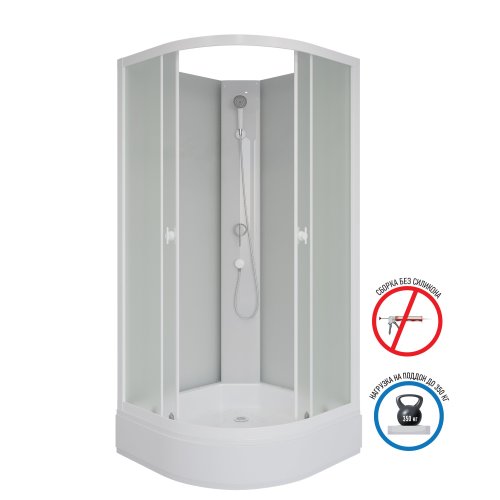 Душевая кабина Niagara Promo 90x90 P90/26/MT/BK