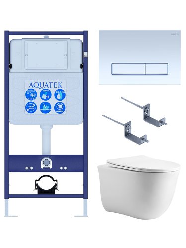 Инсталляция Aquatek с унитазом Aquatek Классик SET AQUATEK КЛАССИК cm-021 4в1