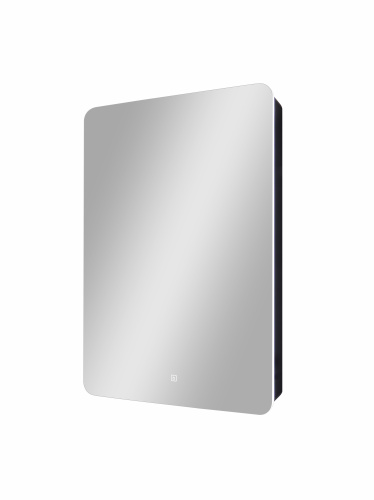 Шкаф-зеркало Continent Eltoro black LED 56см правый