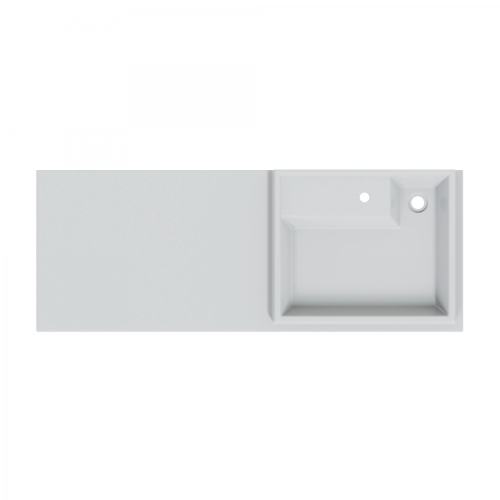 Раковина-столешница СанТа Юпитер  130х50 (R) без кронштейнов