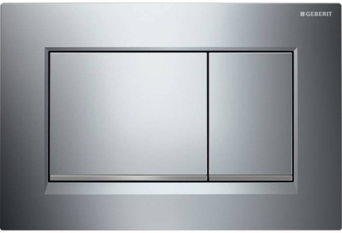 Клавиша смыва Geberit Sigma 30 рамка хром/кнопки хром/ободок мат. хром