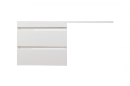 Тумба Style Line Даллас 130 (L) с раковиной Estet СС-00002352+СС-00000541