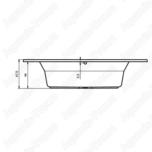 Акриловая ванна Riho Winnipeg 145x145 Акриловая ванна Riho Winnipeg 145x145