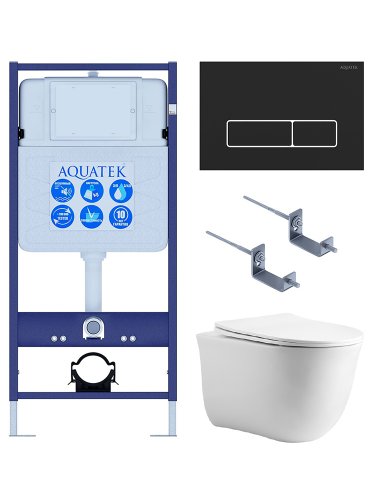 Инсталляция Aquatek с унитазом Aquatek Классик SET AQUATEK КЛАССИК cm-064 4в1