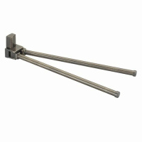 Полотенцедержатель двойной WasserKRAFT Exter K-5231 (светлая бронза)