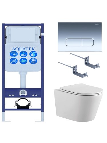 Инсталляция Aquatek с унитазом Aquatek Вега SET ВЕГА-1905-016 INS-17