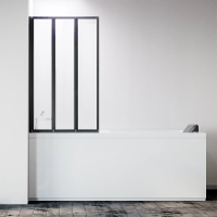 Шторка для ванны Veconi Palau PL-73BL 120см