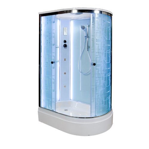 Душевая кабина DTO EM2712L LED 120х80 (L) с гидромассажем