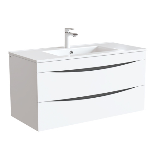 Тумба с раковиной Iddis Cloud 100 белый глянец CLO10W1i95K