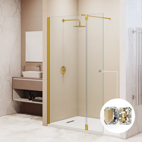 Душевая перегородка RGW WA-054Gb (WA-010Gb + Z-072Gb) 90см 351005493-16