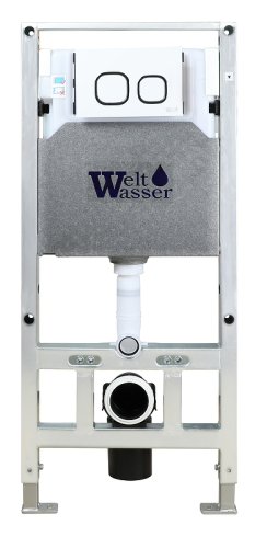 Инсталляция для унитаза WeltWasser Amberg 506 ST WT клавиша белая