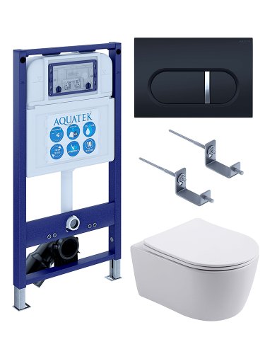 Инсталляция Aquatek с унитазом Aquatek Европа SET AQUATEK ЕВРОПА New-045 4в1