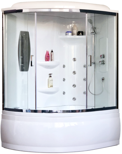 Душевая кабина Royal Bath RB150ALP-T-CH-R 150x100