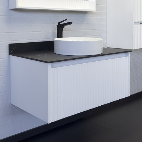 Тумба Comforty Марсель-90 00-00013797CF со столешницей и раковиной Comforty-9110